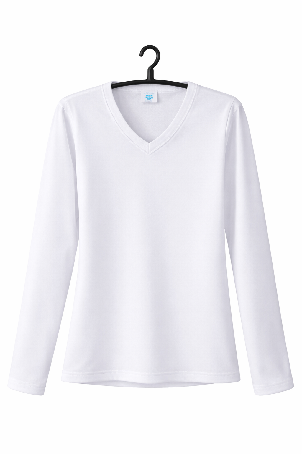 Camiseta Niña Blanca Manga larga - Algodón Nacional