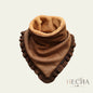 Bandana hecha a mano con interior Sherpa | Cuello abrigado efecto gamuza