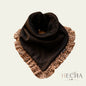 Bandana hecha a mano con interior Sherpa | Cuello abrigado efecto gamuza