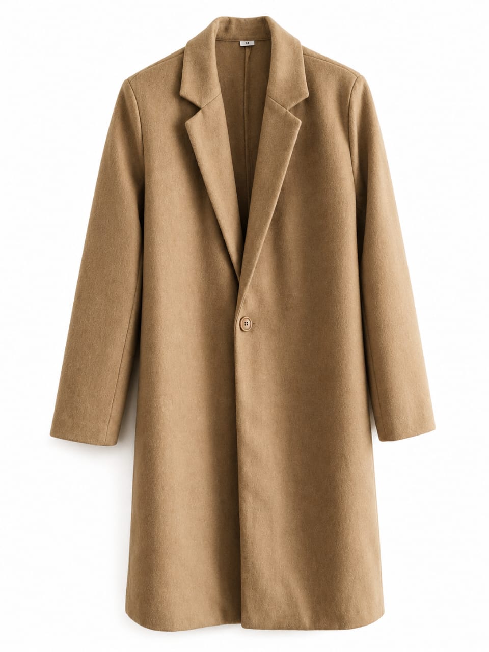 Abrigo Largo Camel de Paño para Mujer | Elegancia y Estilo para Invierno